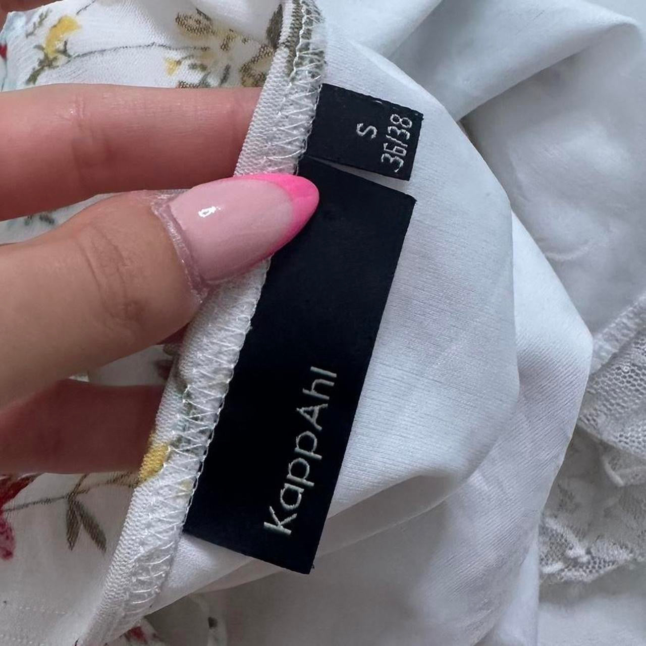 White floral lace lined cami