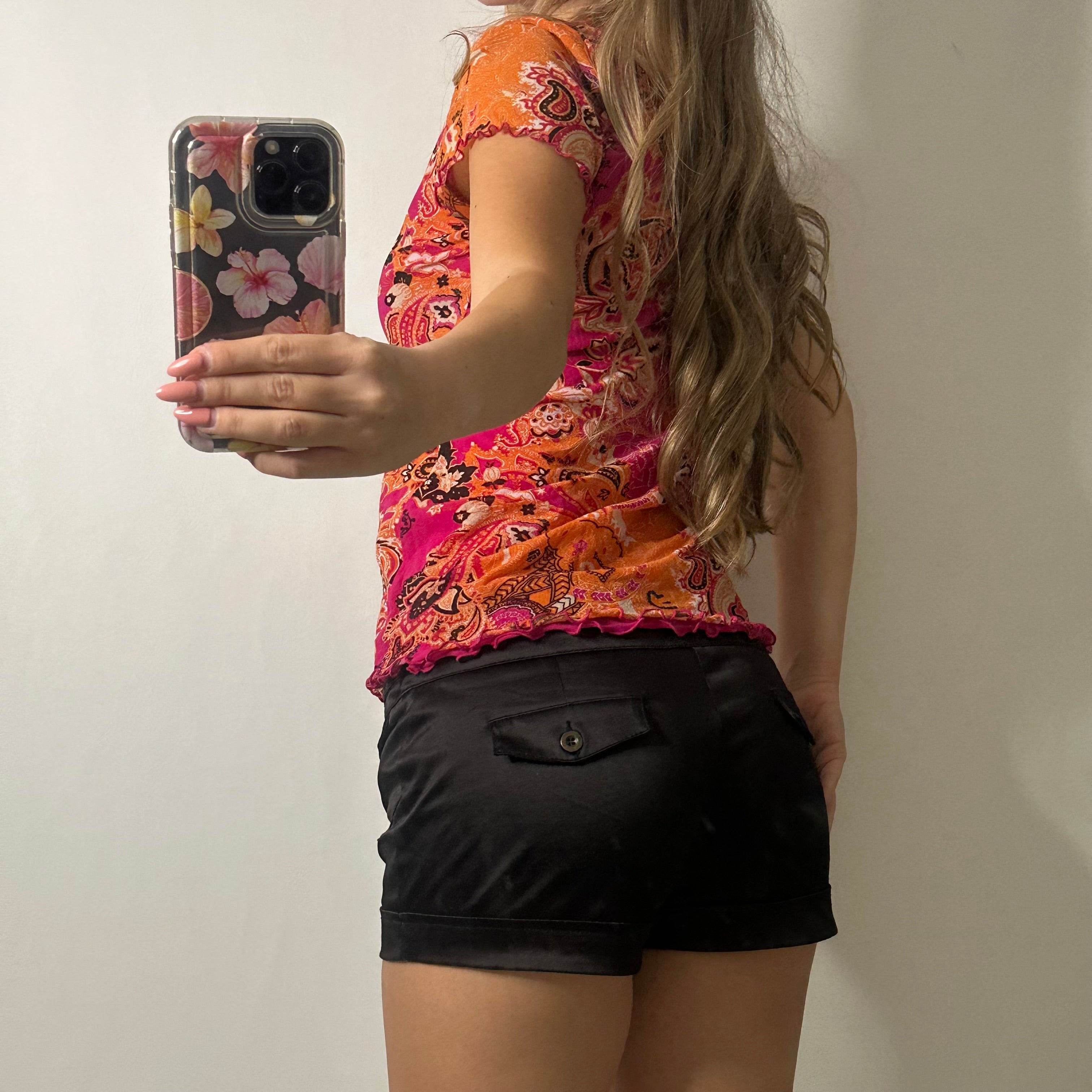 Mesh paisley baby tee S Oliver