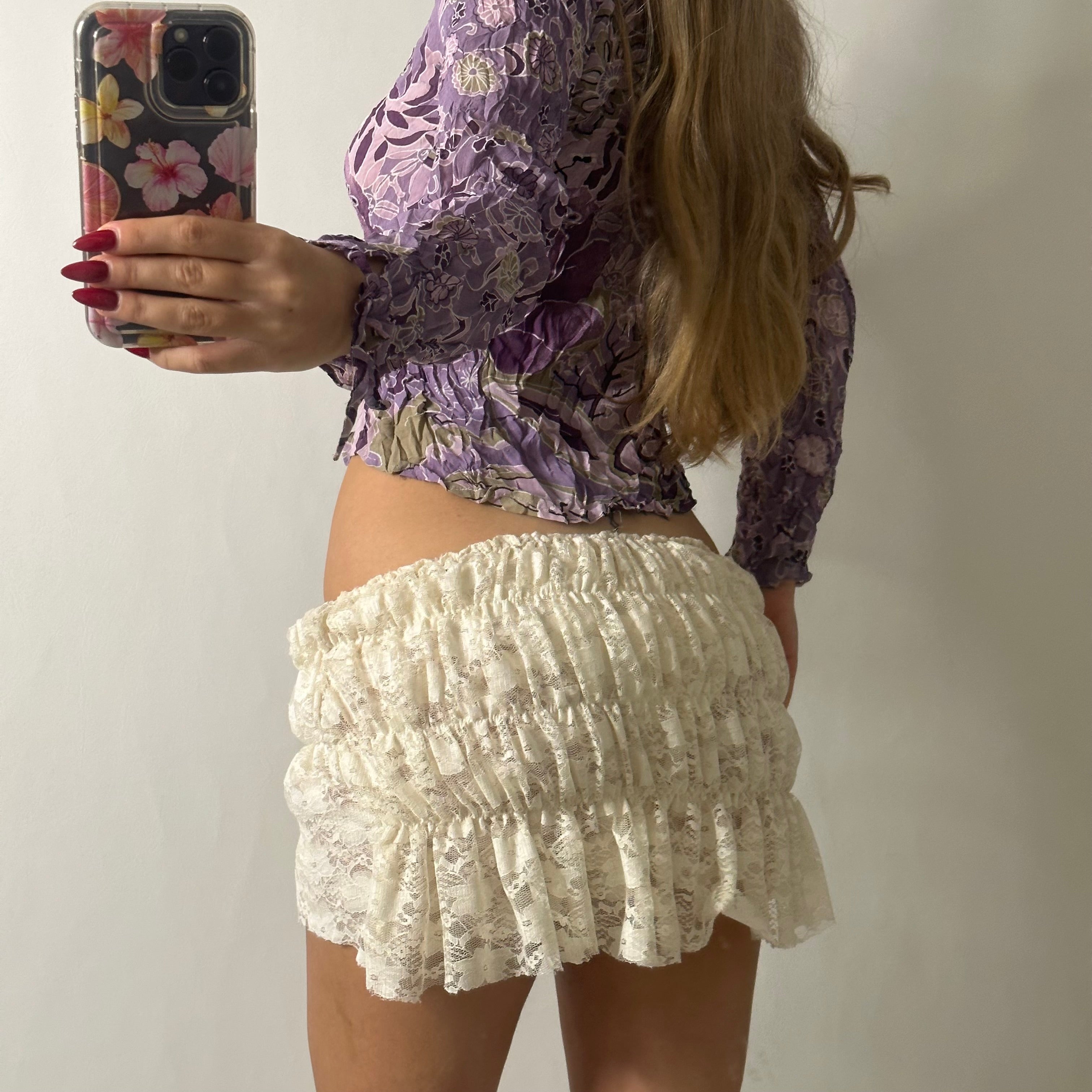 Etam mesh blouse shirt