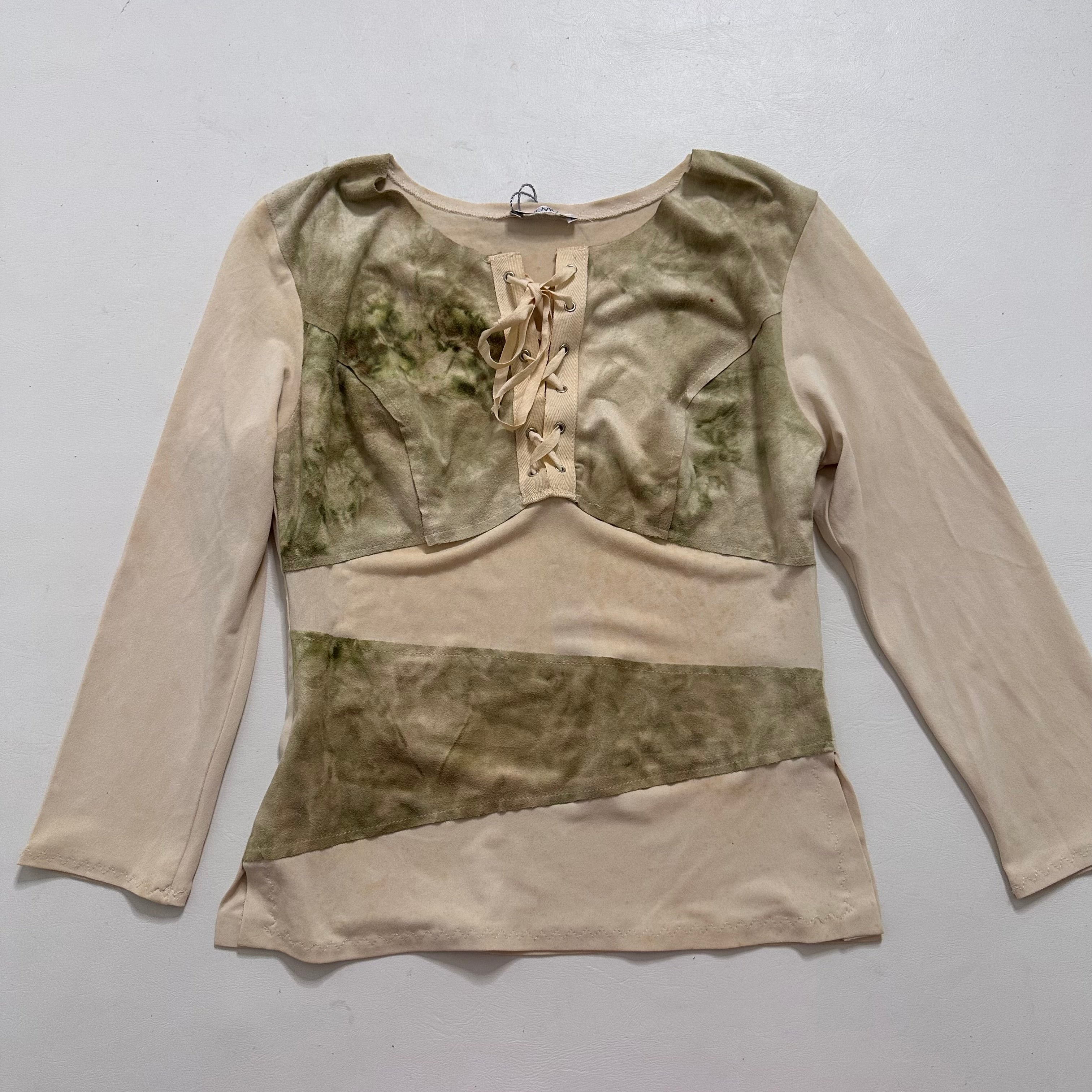 Made In Italy beige khaki top