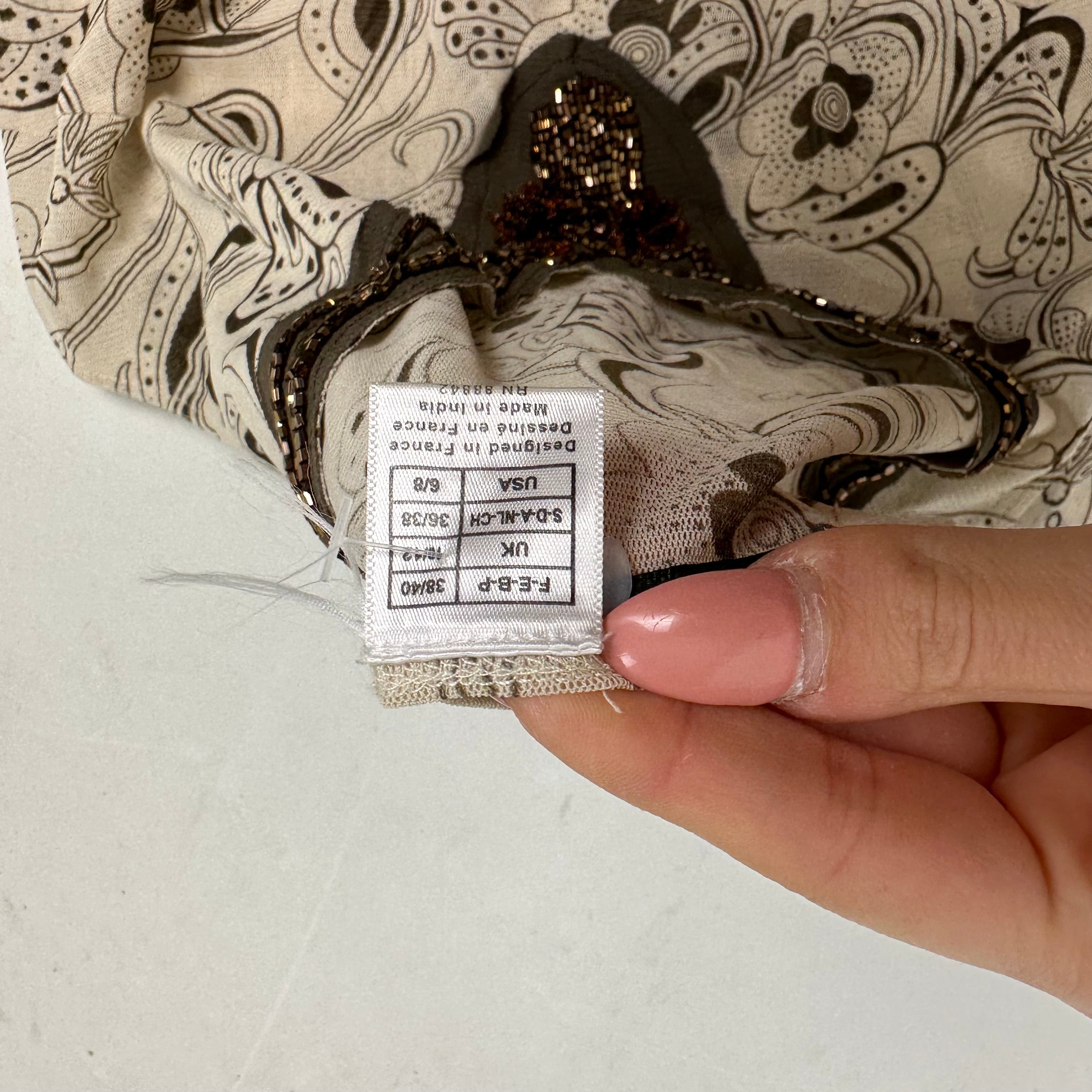 Mesh sequin tie up top