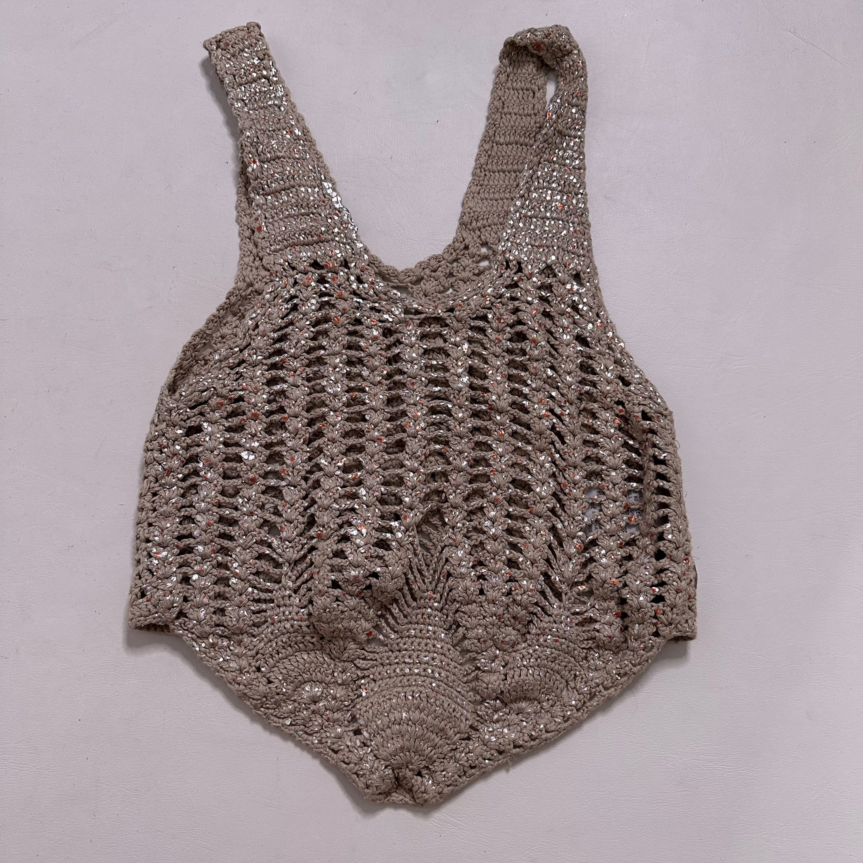 Glittery knit top