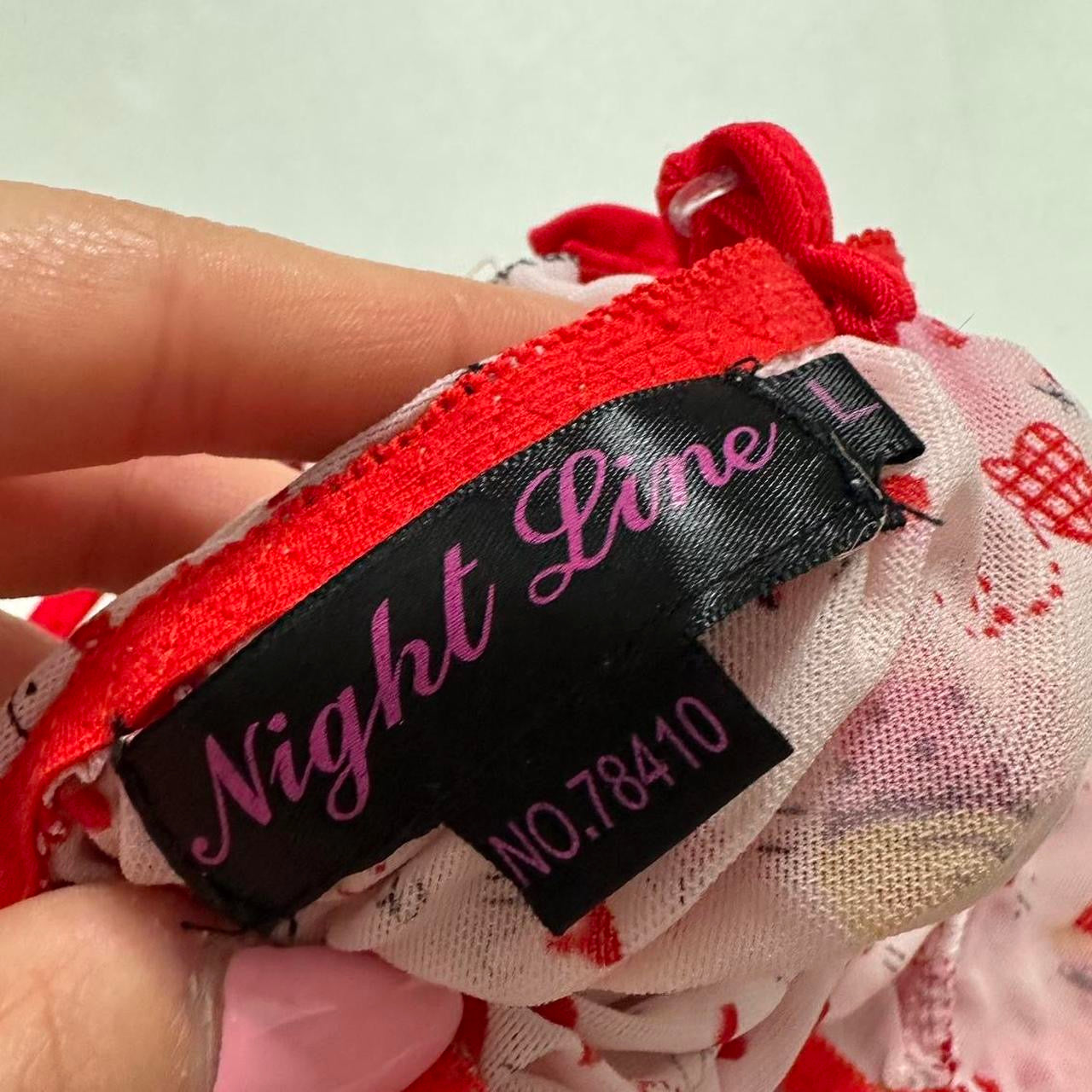 Mesh heart slip dress