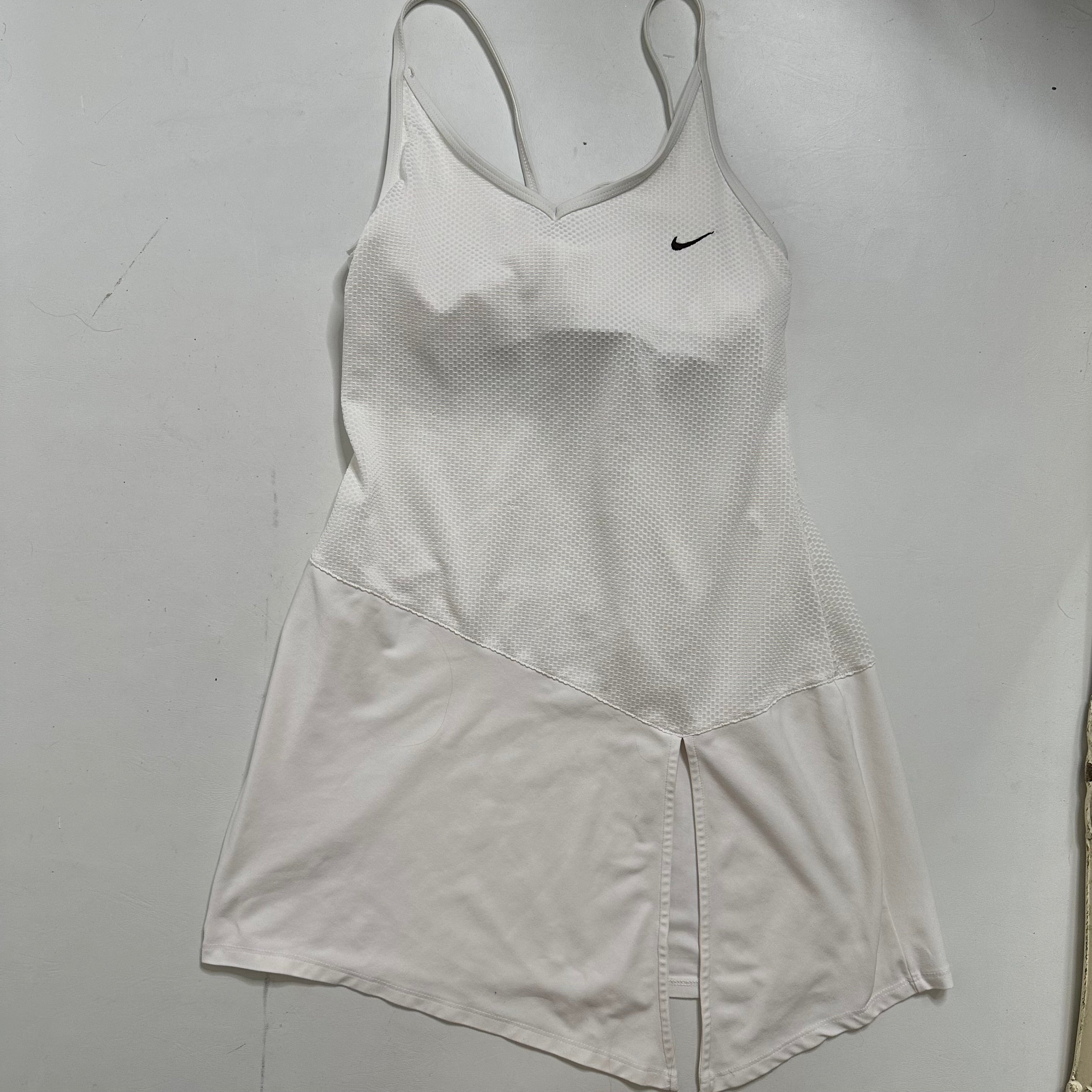 Nike sporty white mini dress