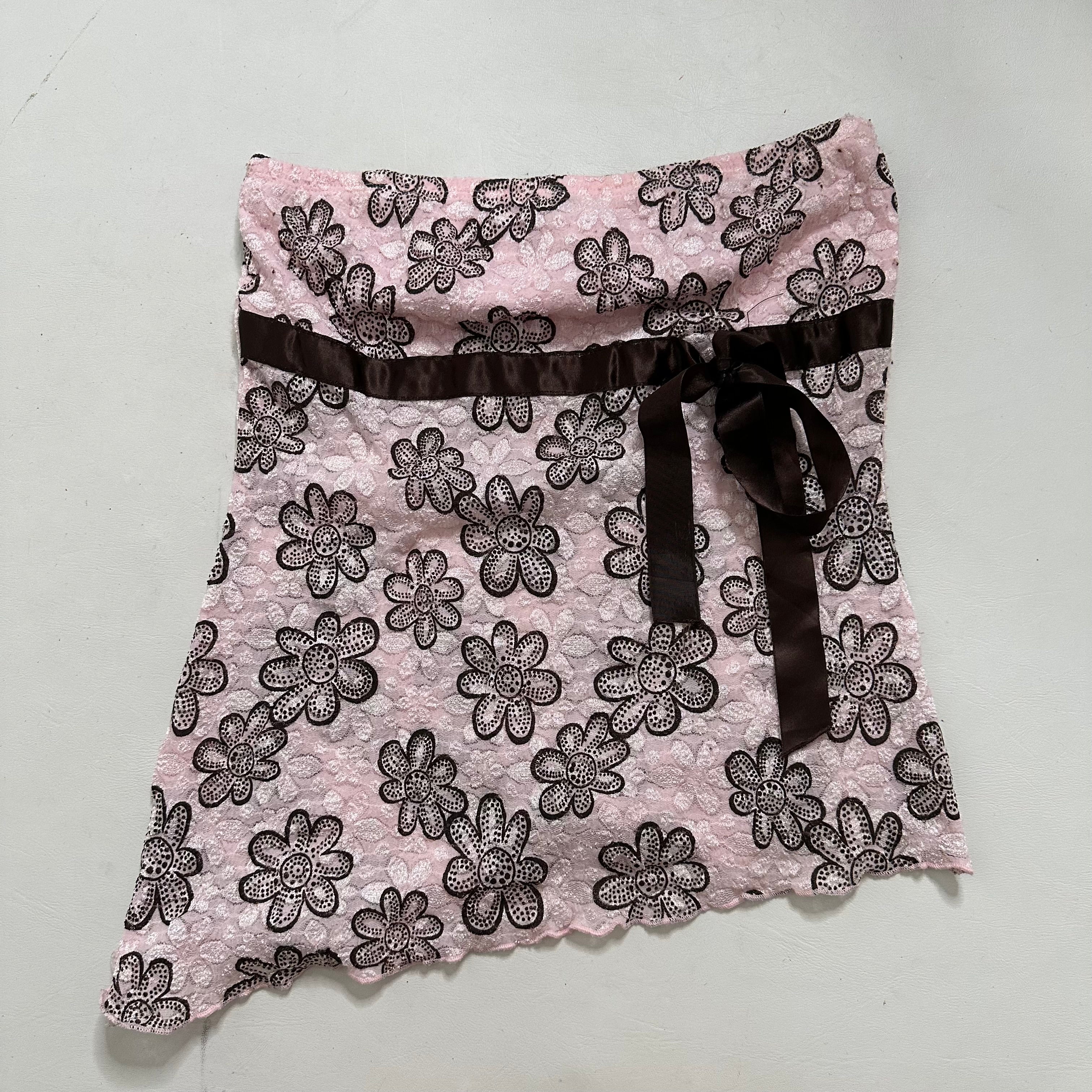 Pink lace bandeau