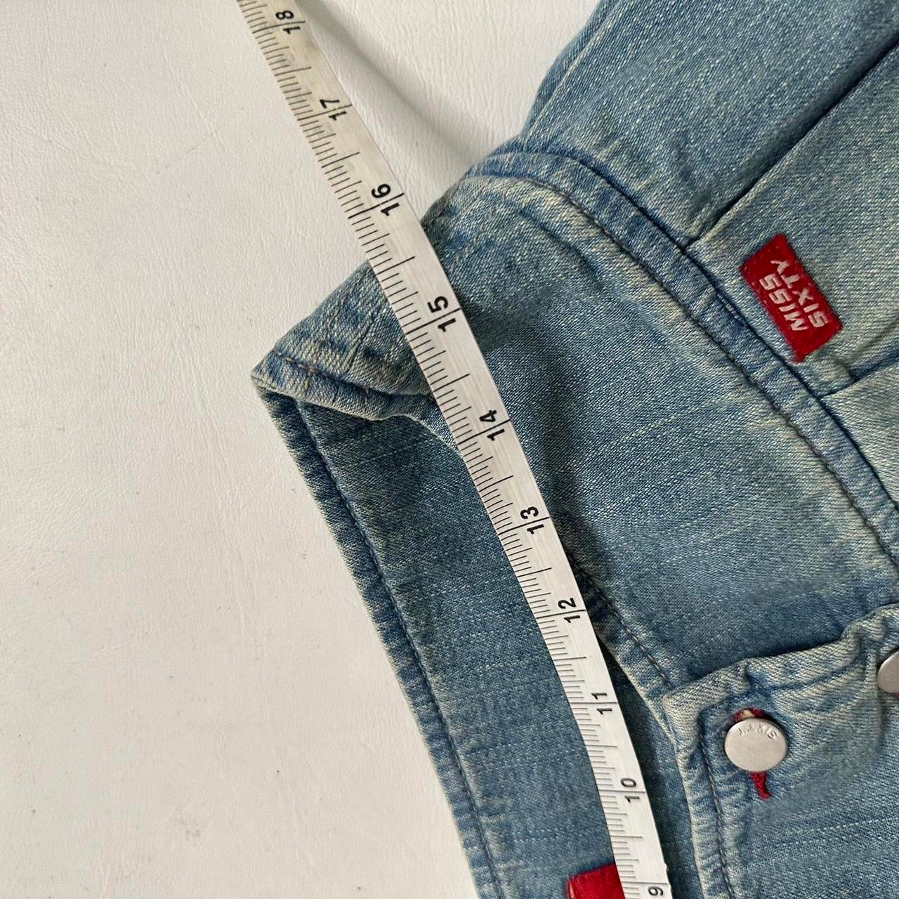 Miss Sixty pleated denim skirt