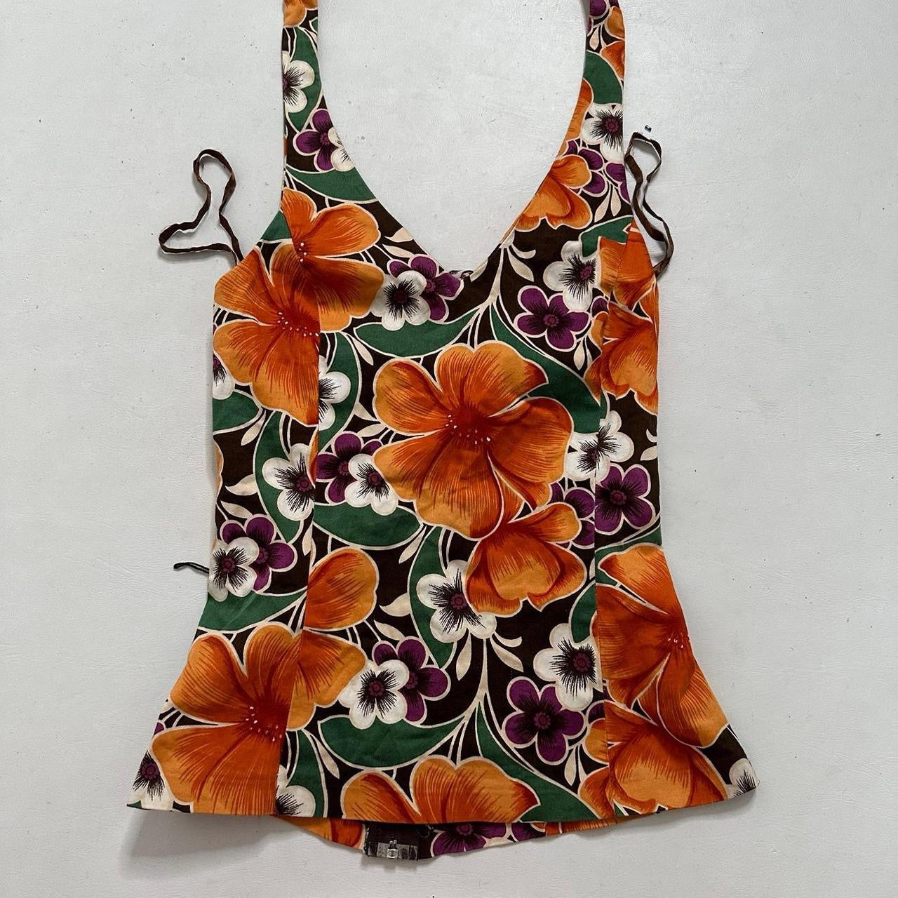Blanco halter neck top