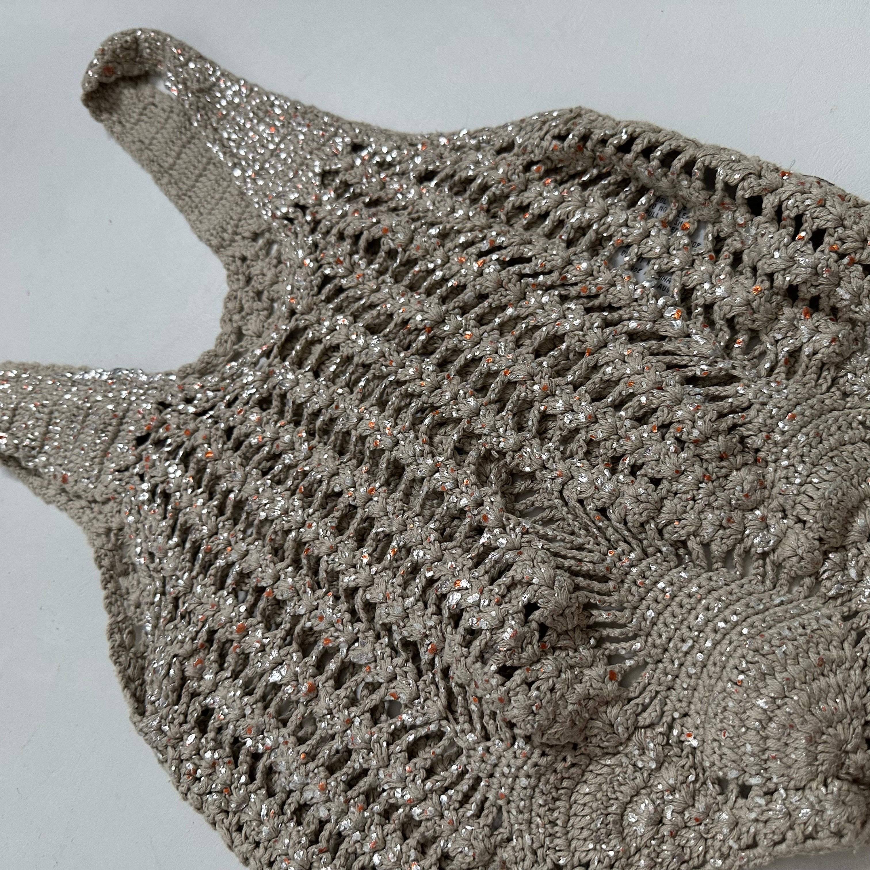 Glittery knit top