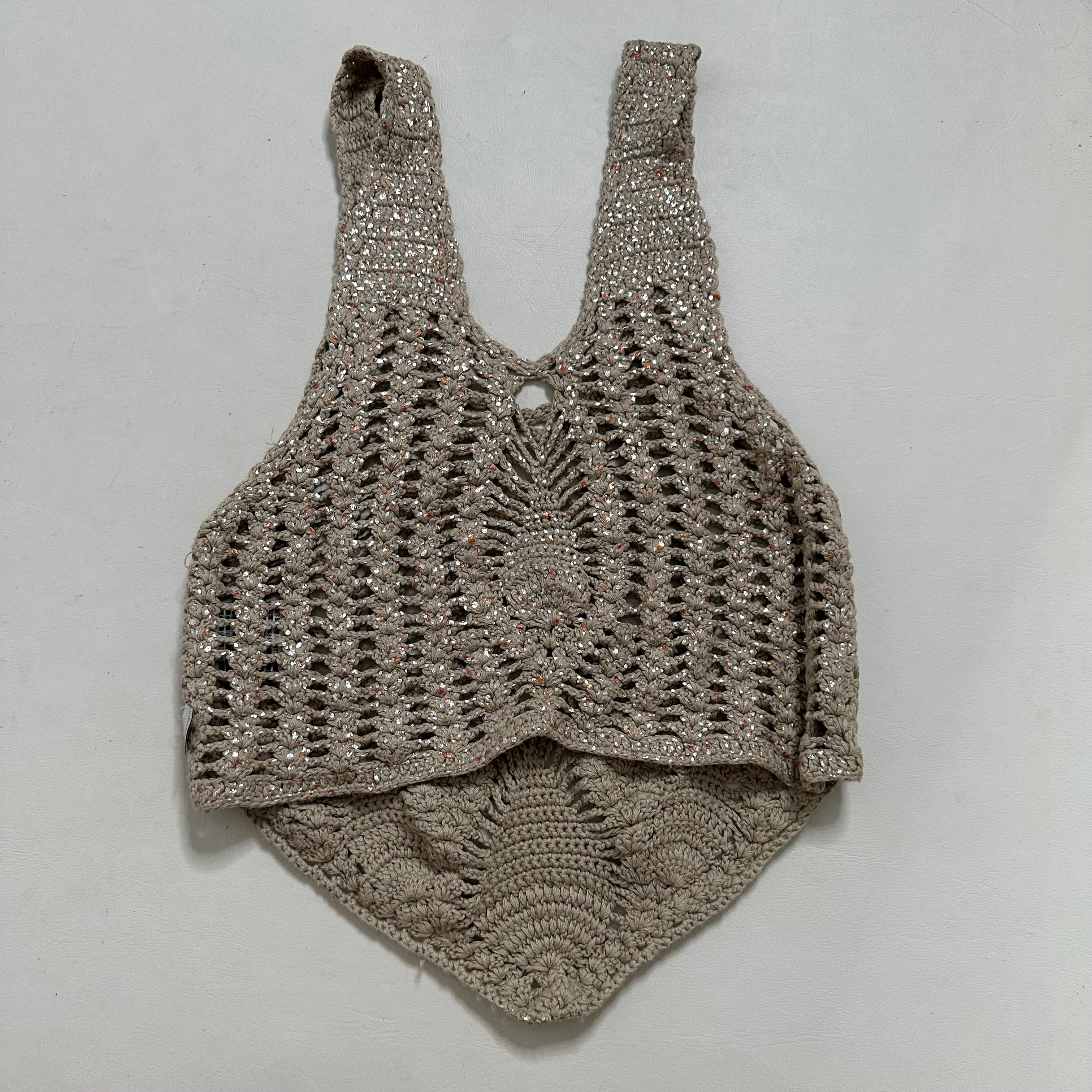 Glittery knit top