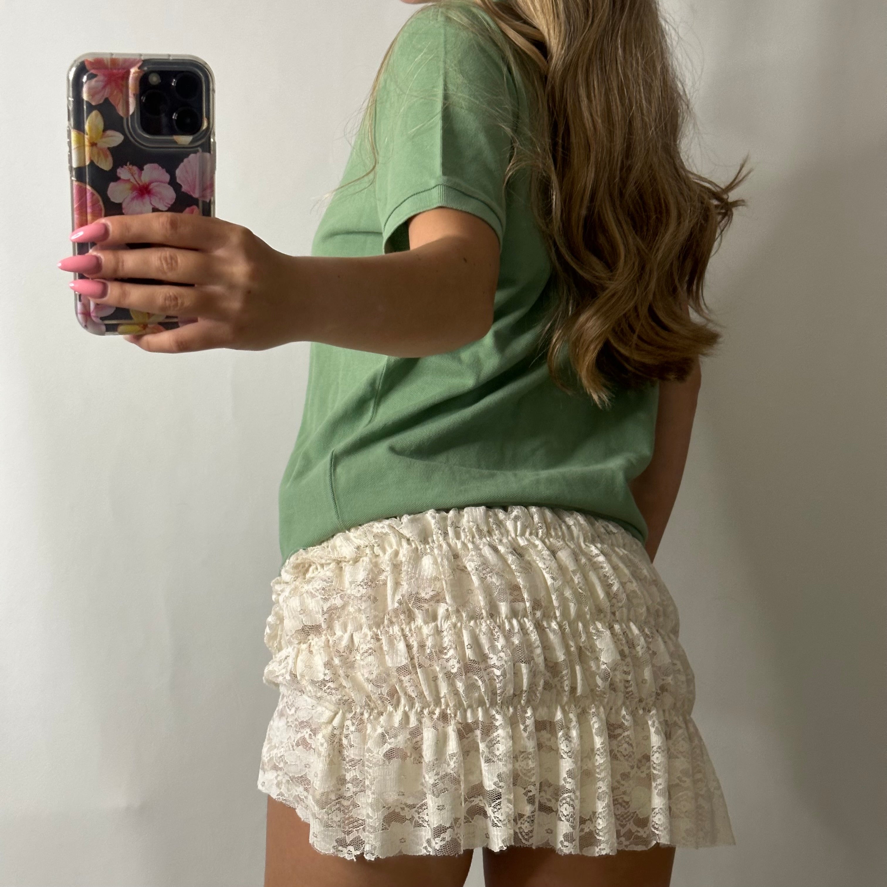 Authentic Ralph Lauren green short sleeve polo top