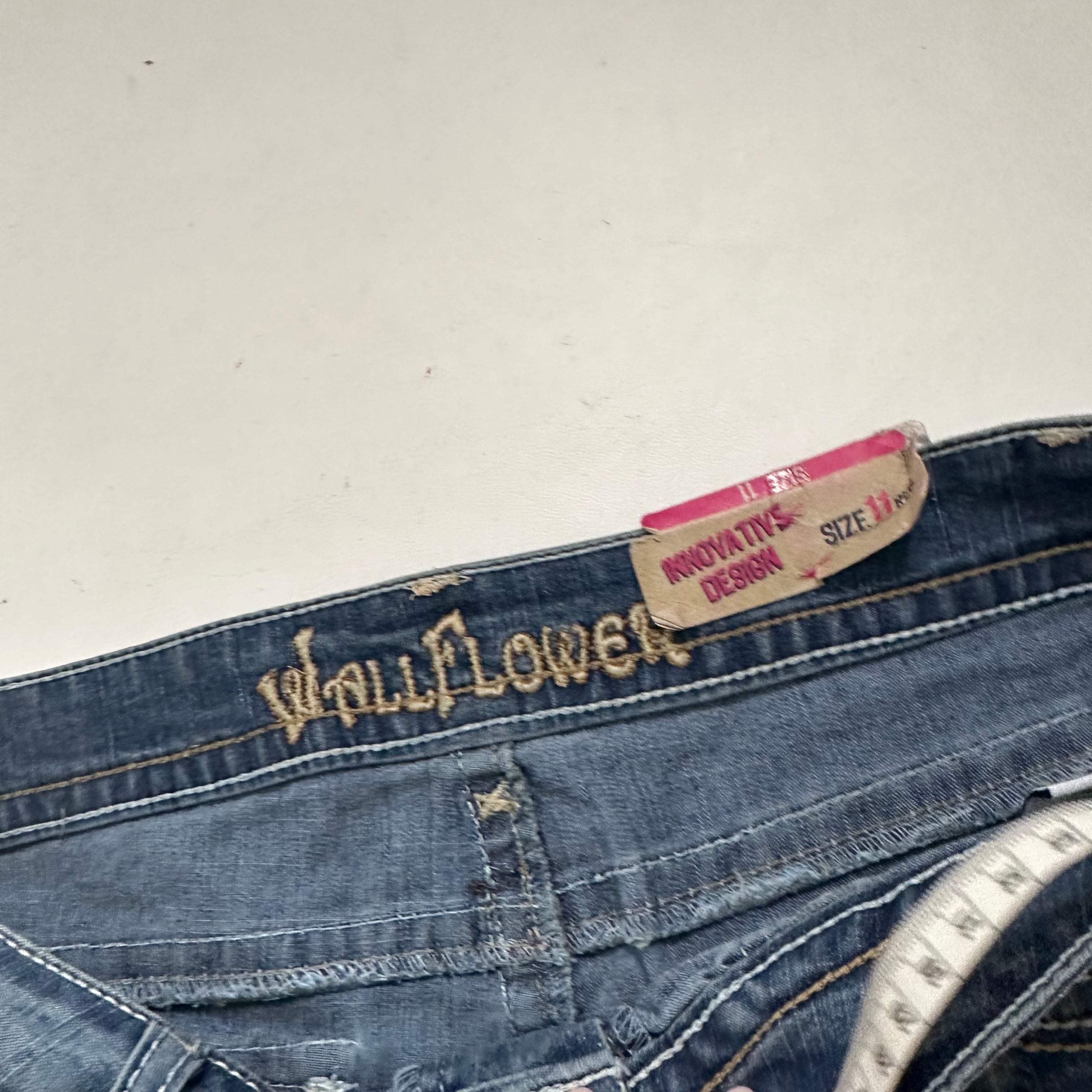 Wallflower mini denim shorts