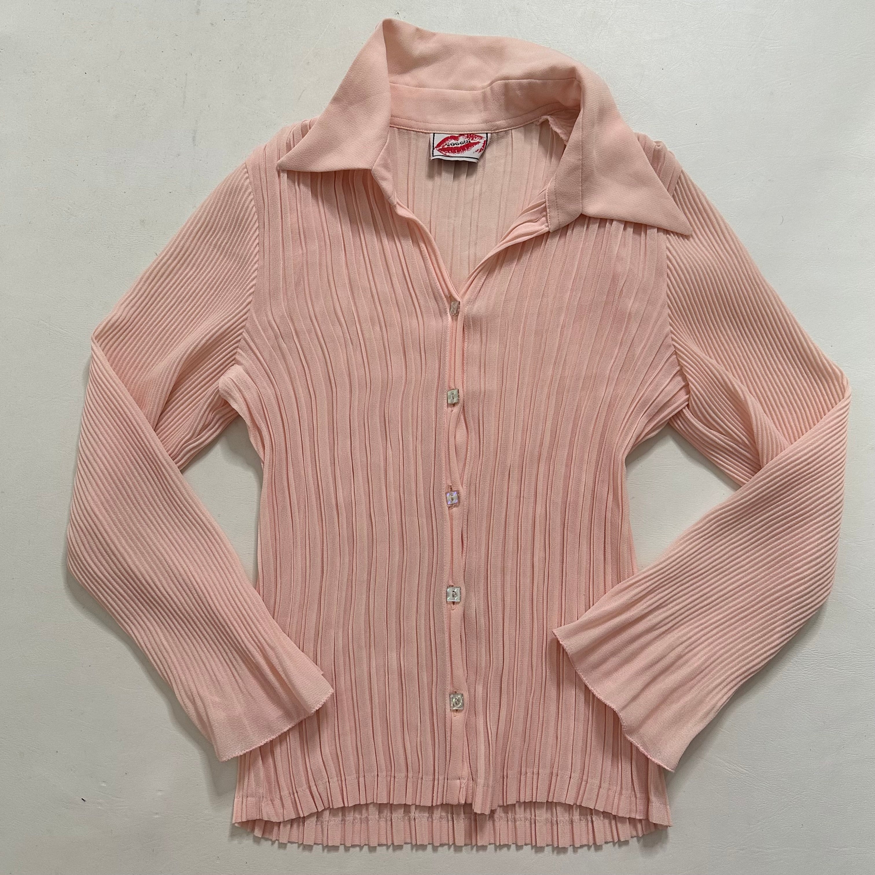 Pink mesh shirt
