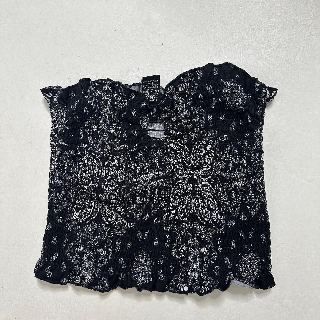 Paisley o ring bandeau top