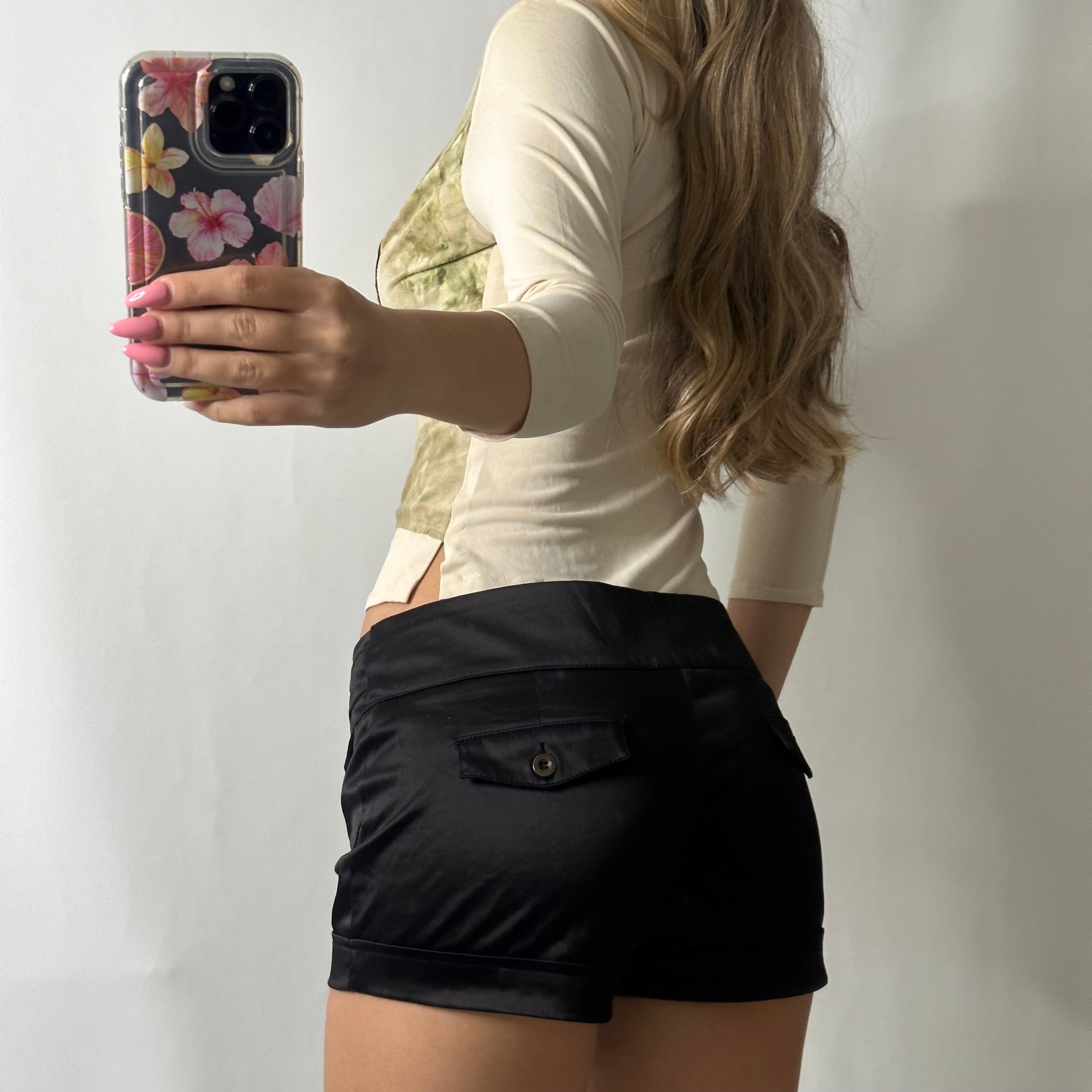 Made In Italy beige khaki top