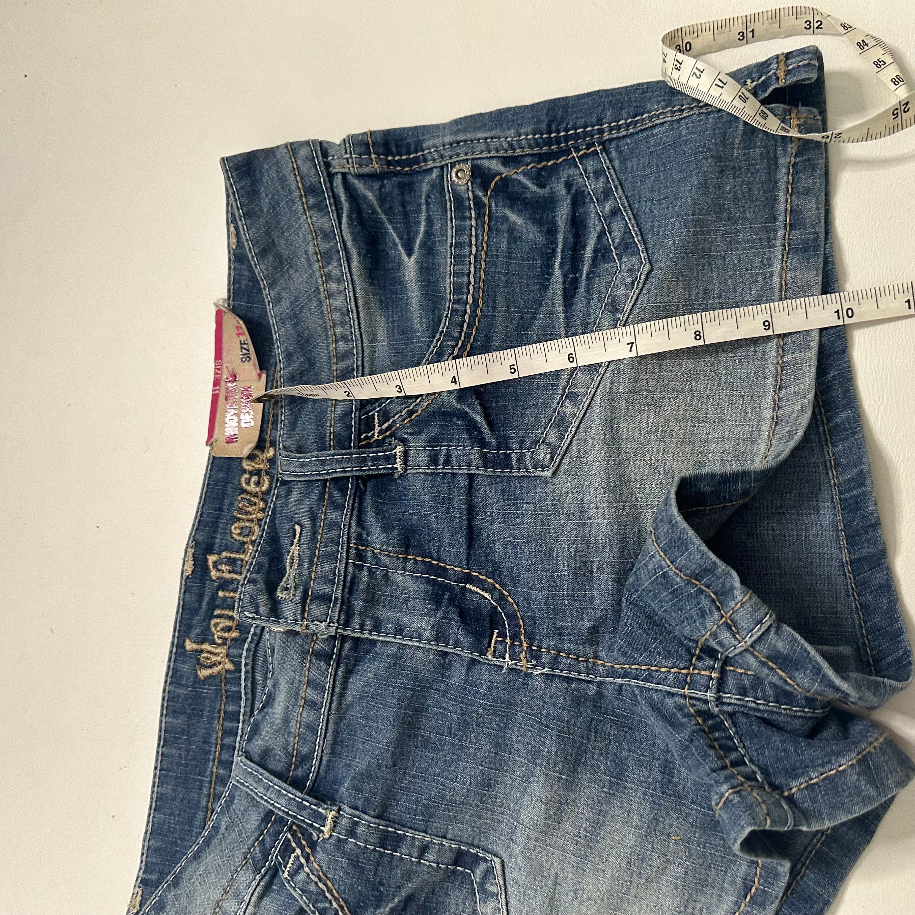 Wallflower mini denim shorts