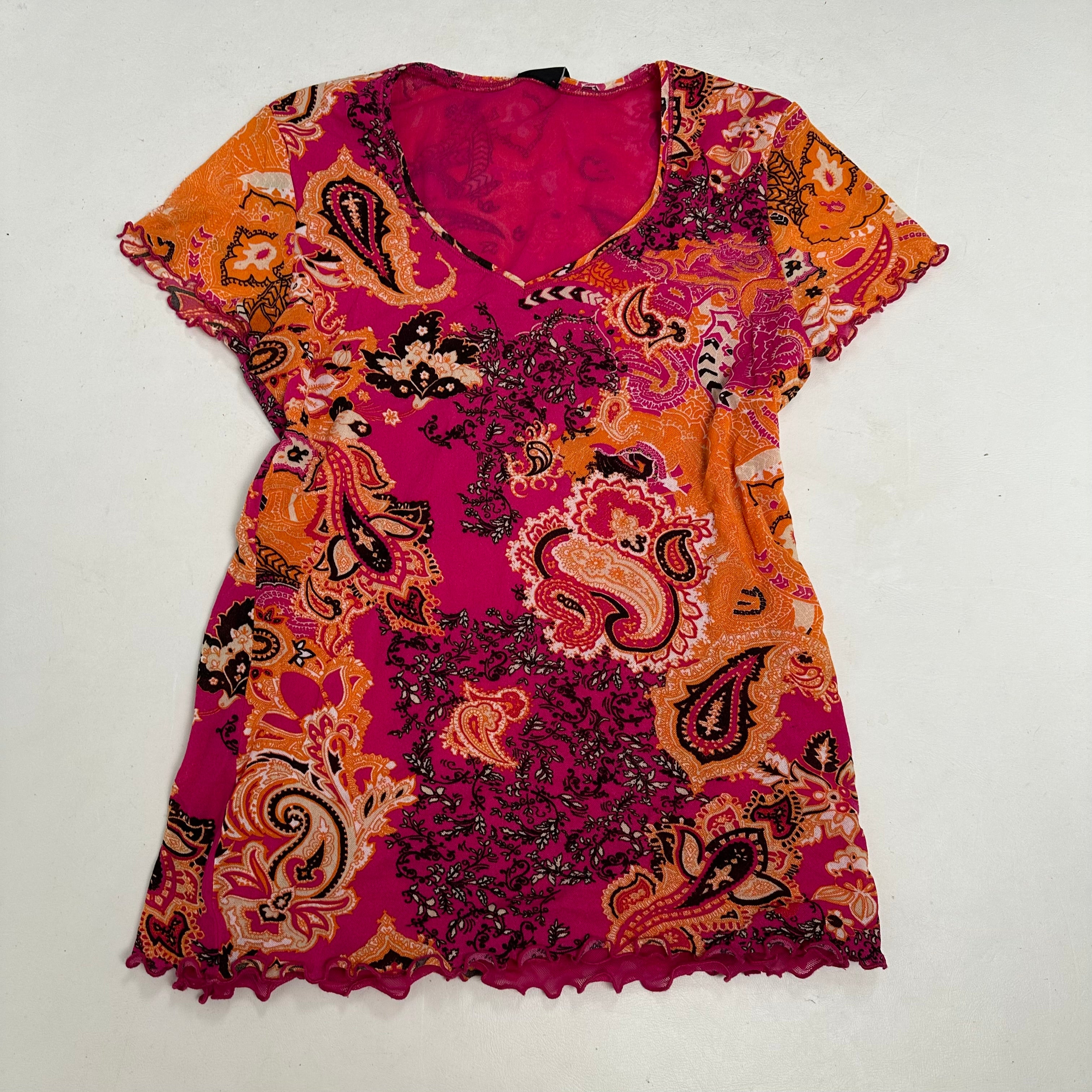 Mesh paisley baby tee S Oliver