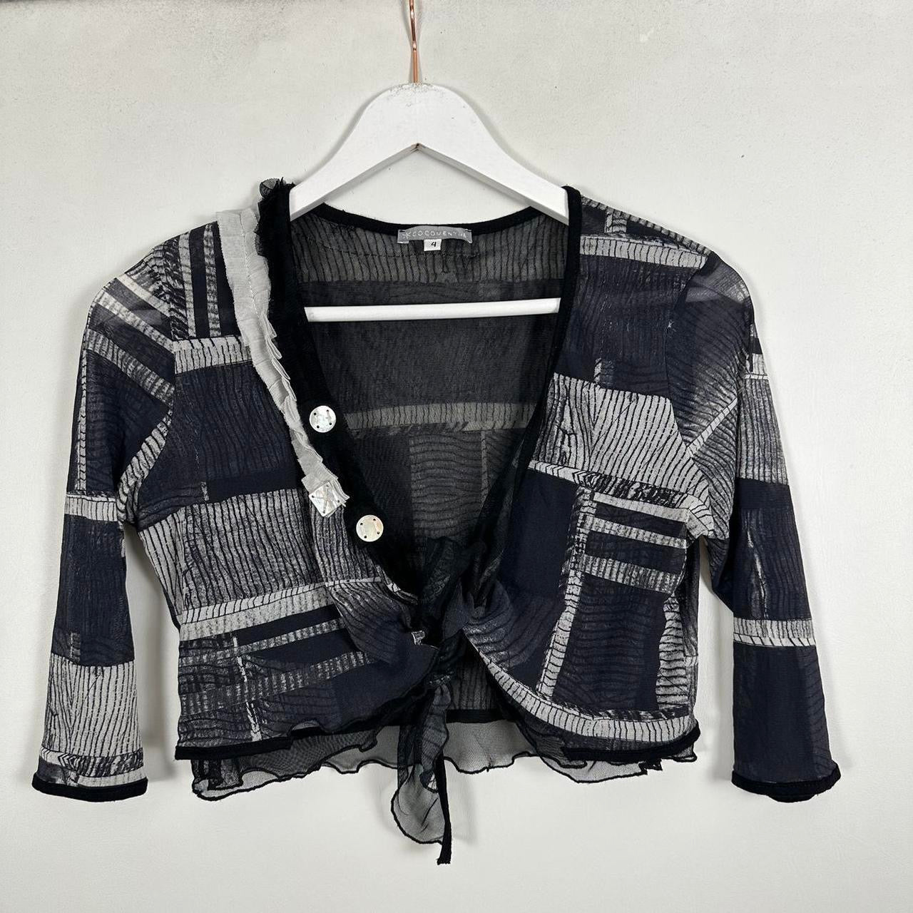 Parisian mesh cardigan