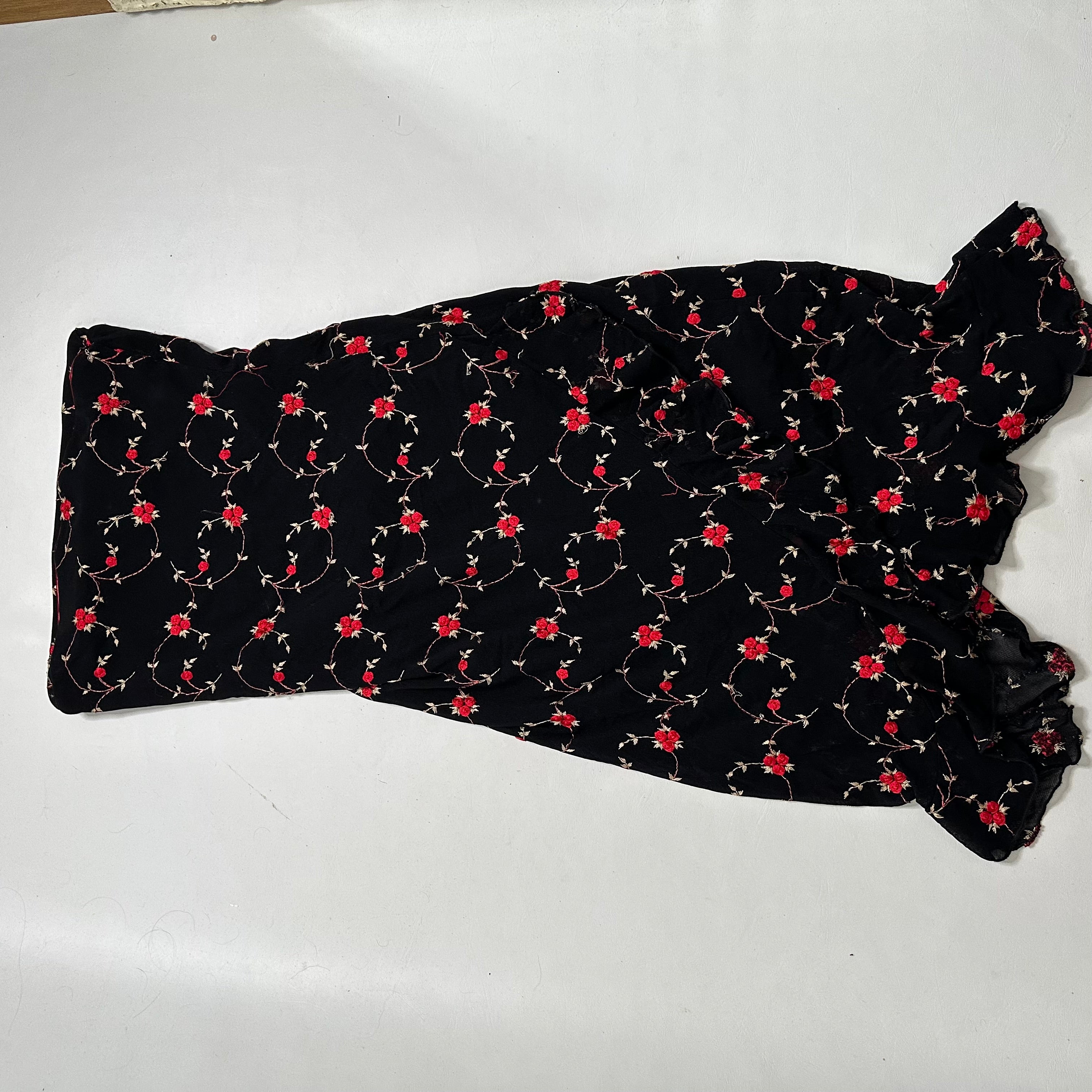 Mesh overlay floral fairy dress