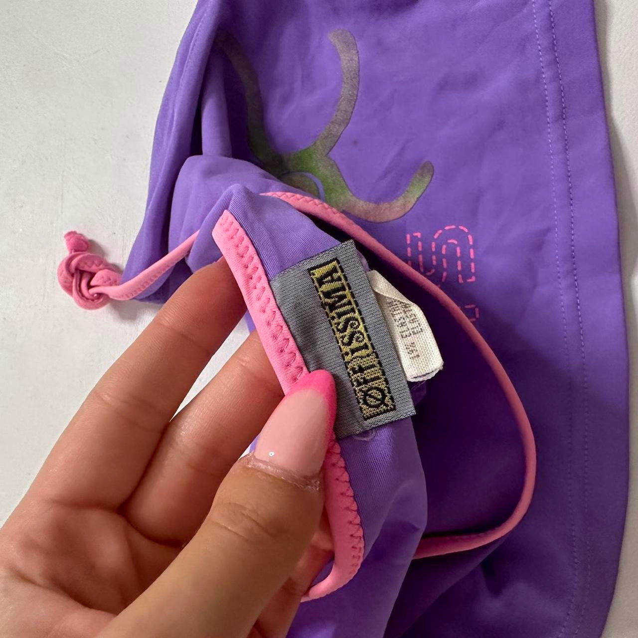 Purple mini skirt