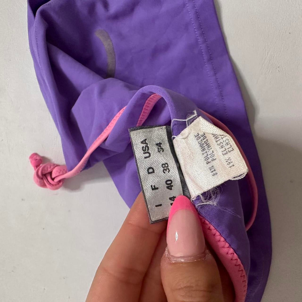 Purple mini skirt