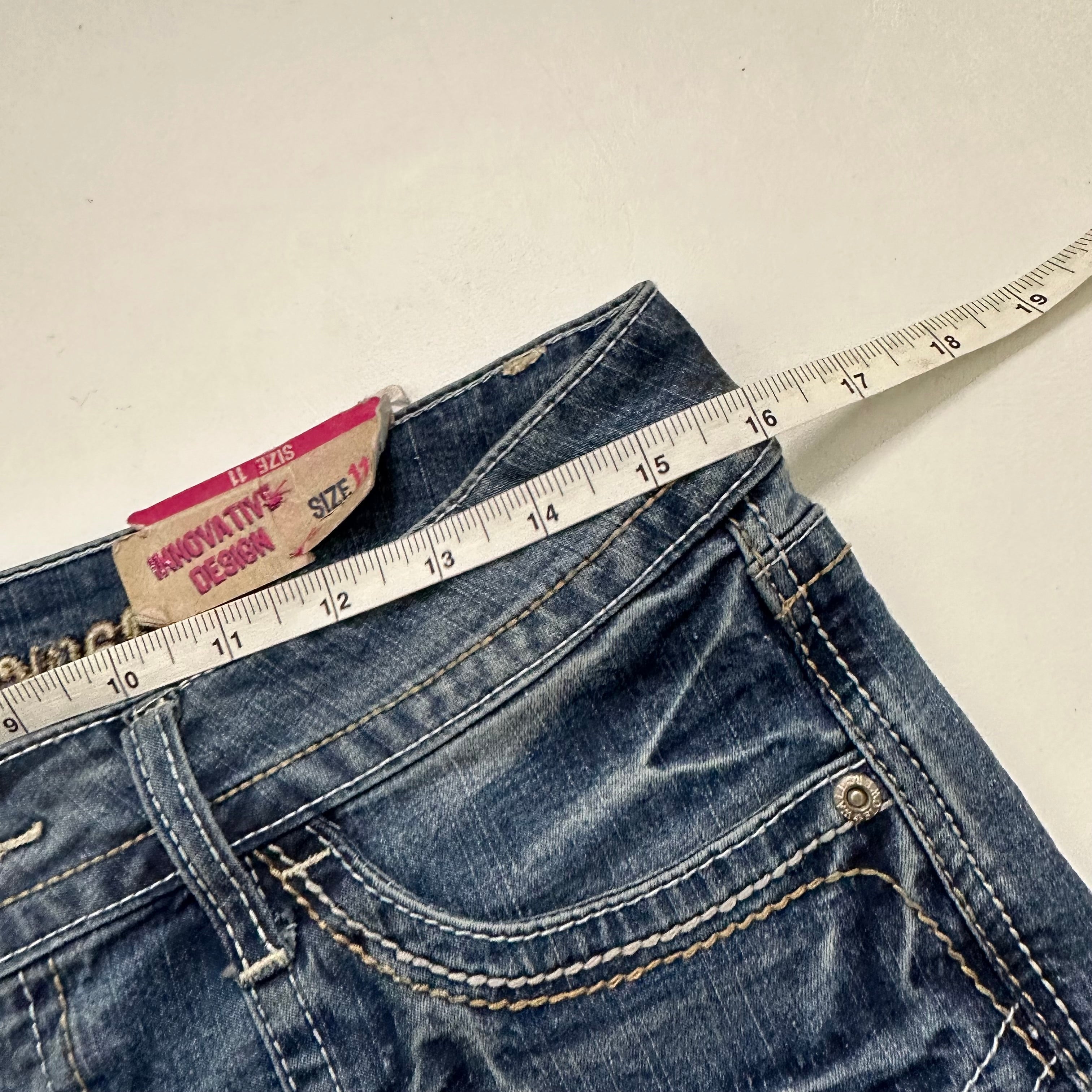 Wallflower mini denim shorts