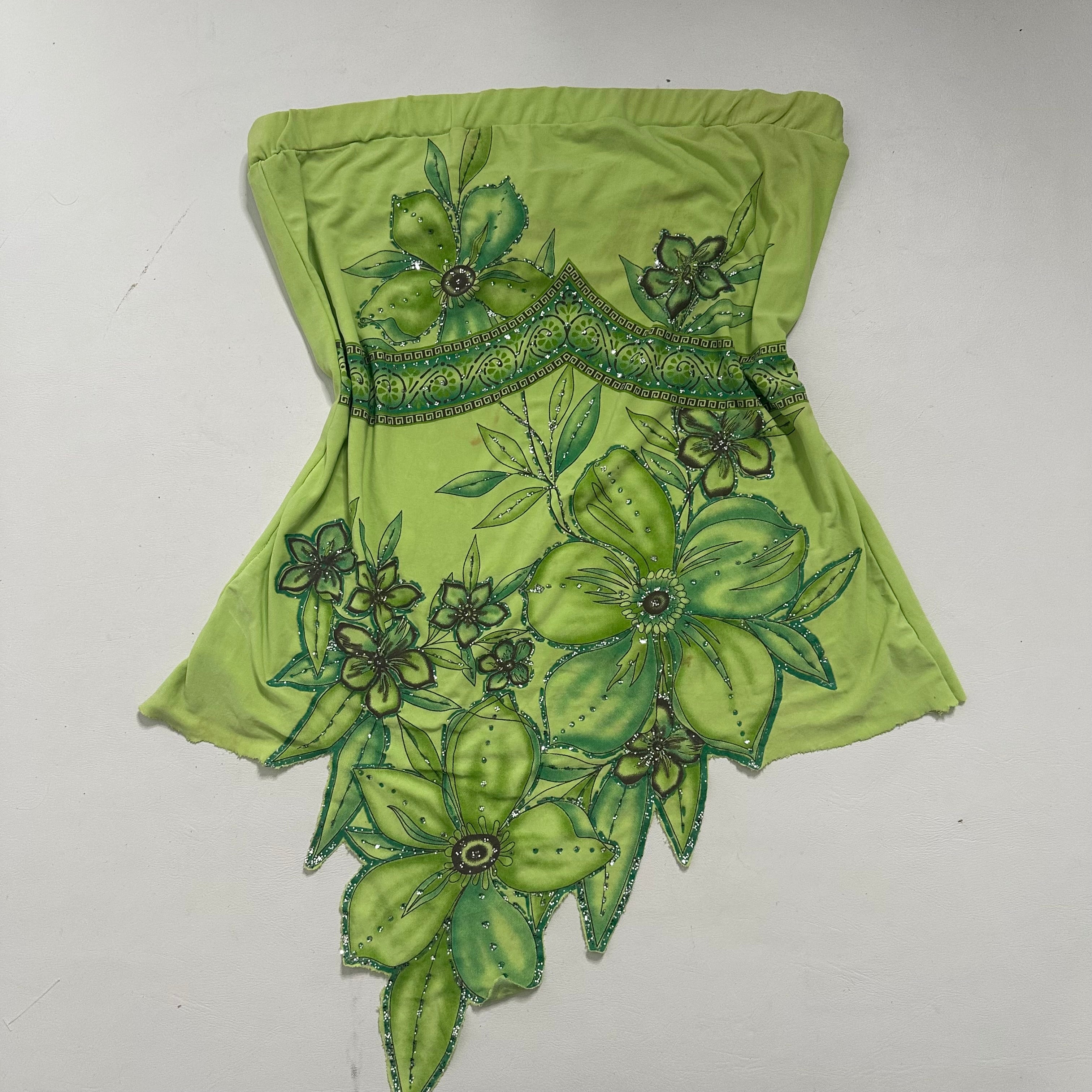 Fairy floral bandeau top