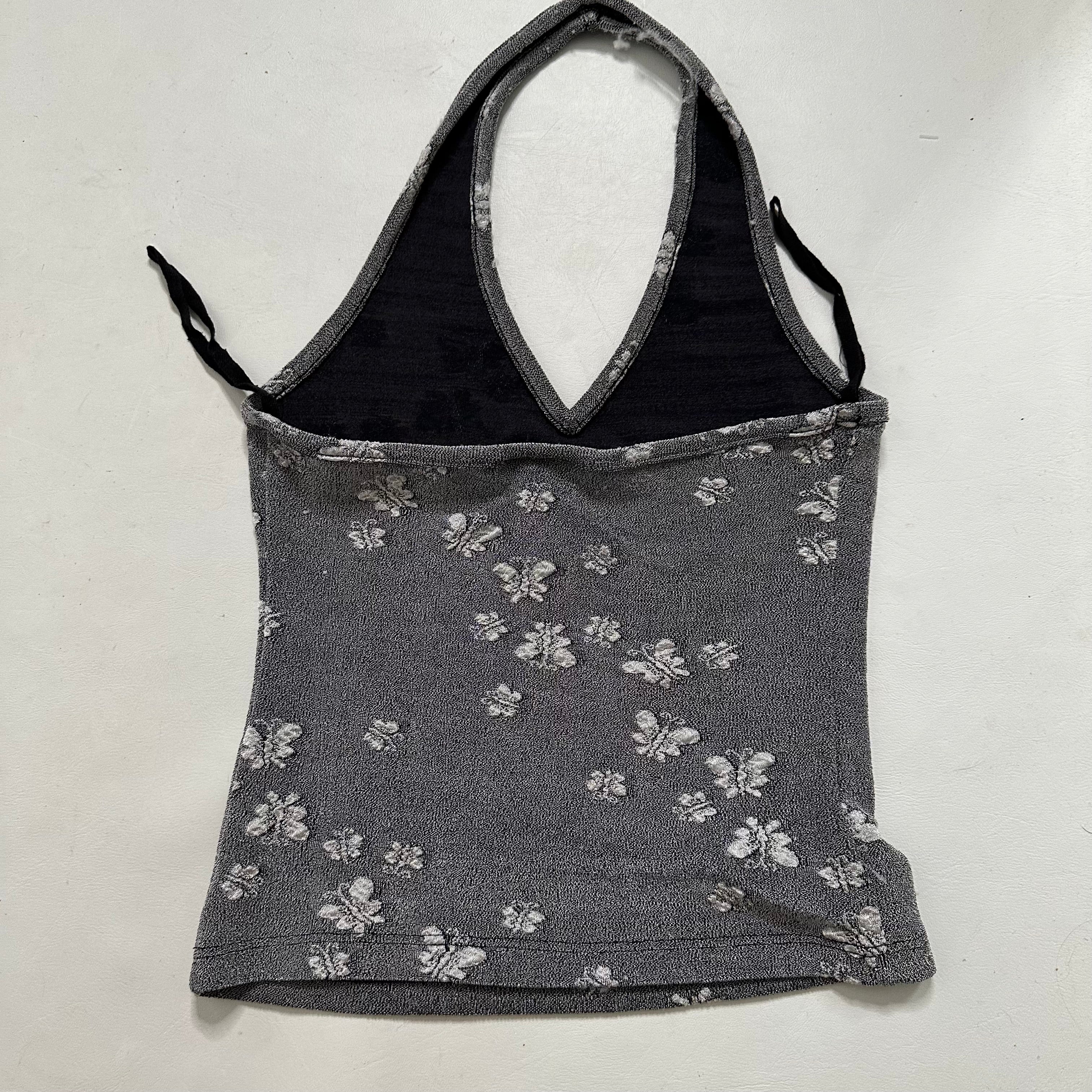 Floral halter top