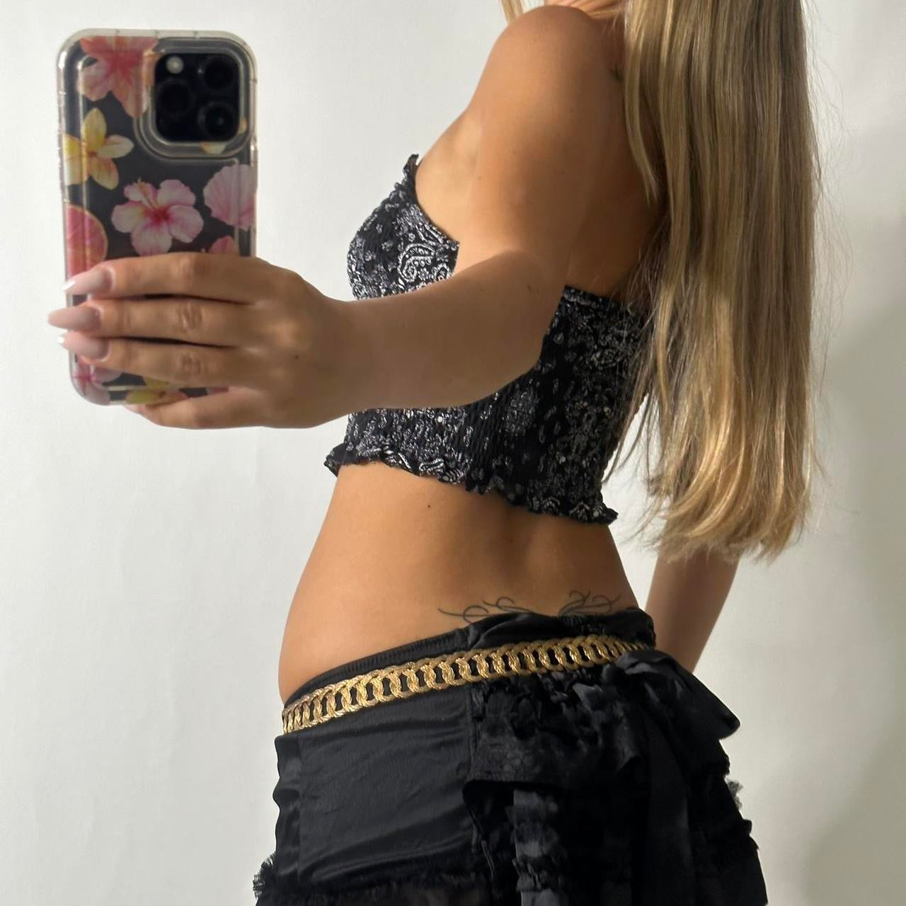 Paisley o ring bandeau top