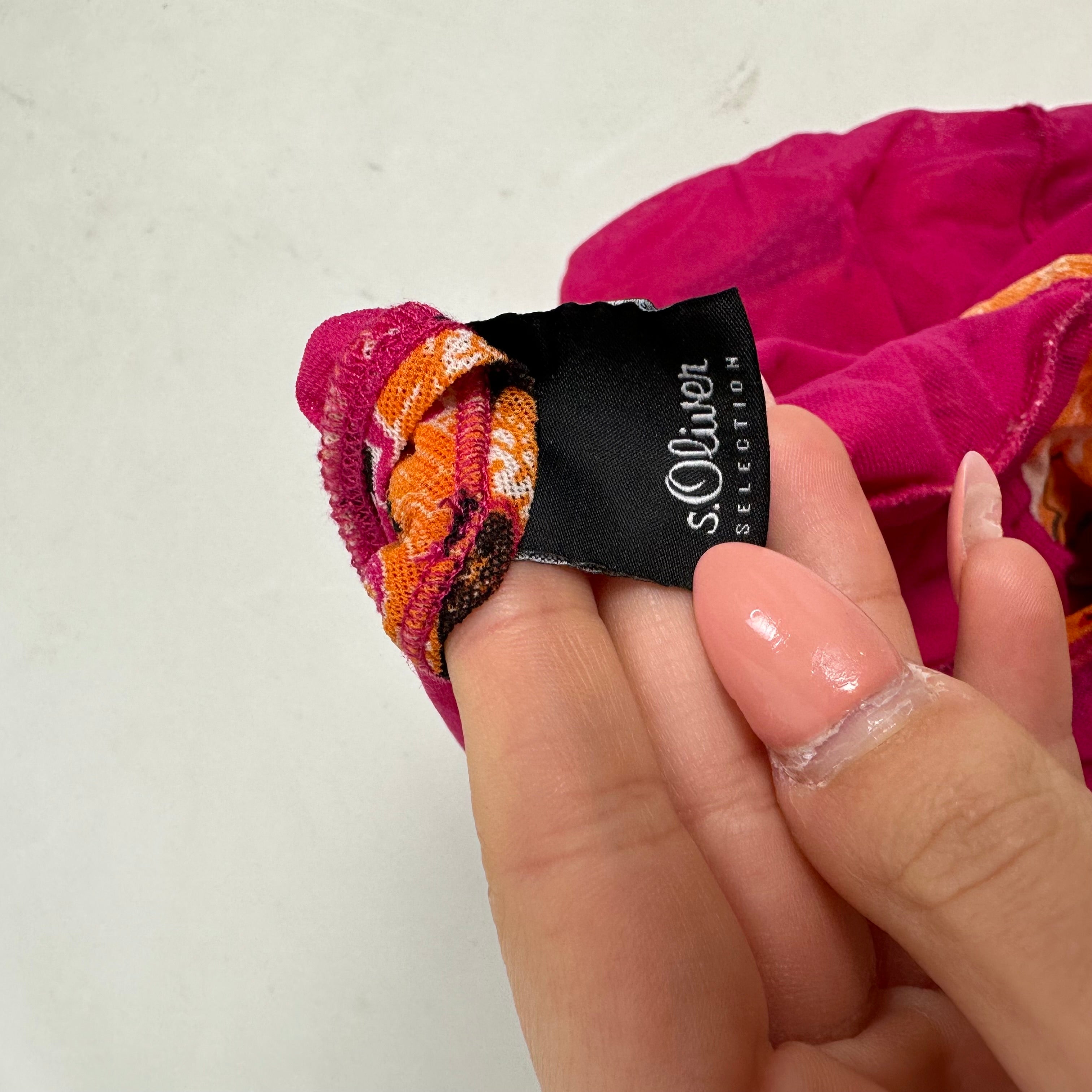 Mesh paisley baby tee S Oliver