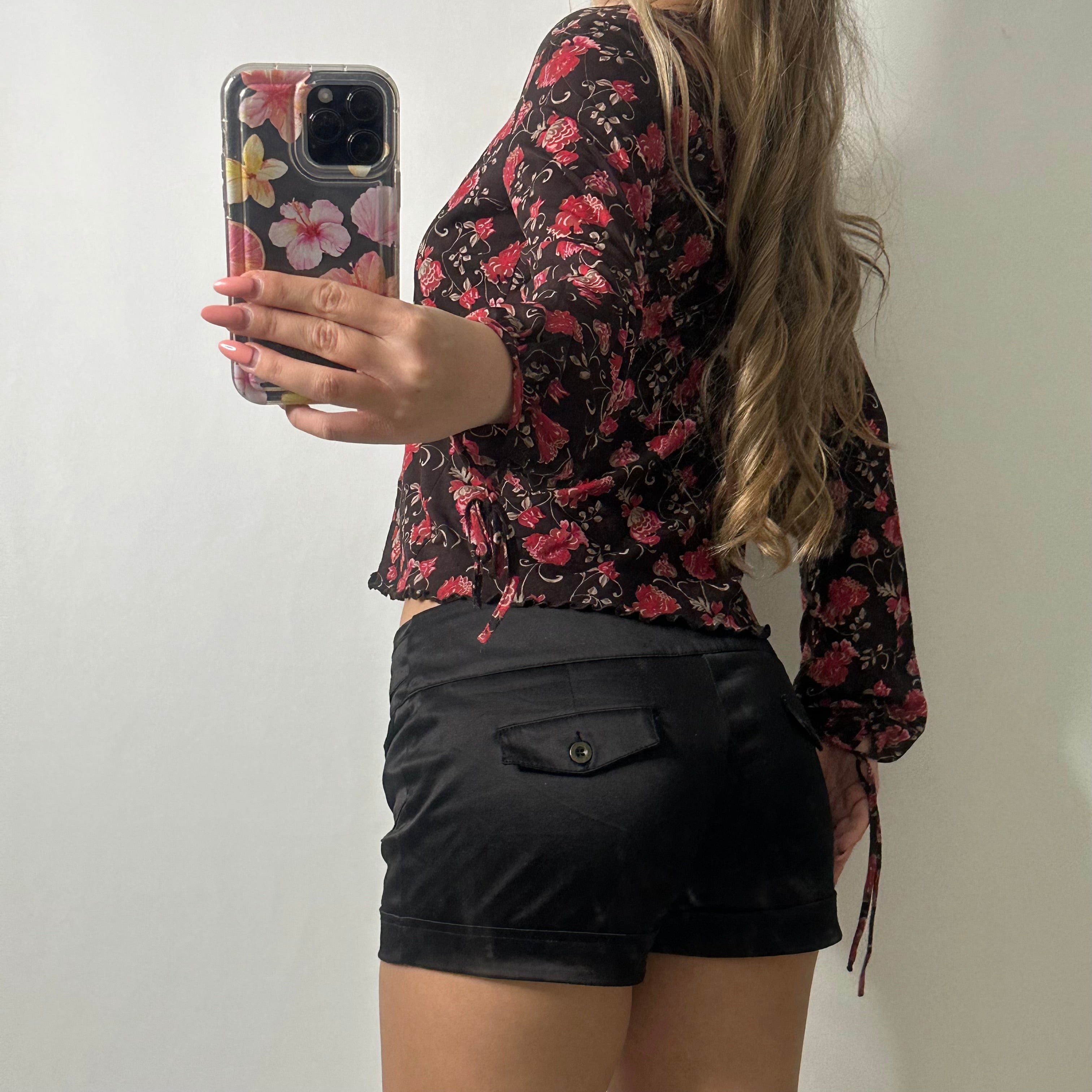 Old navy floral blouse