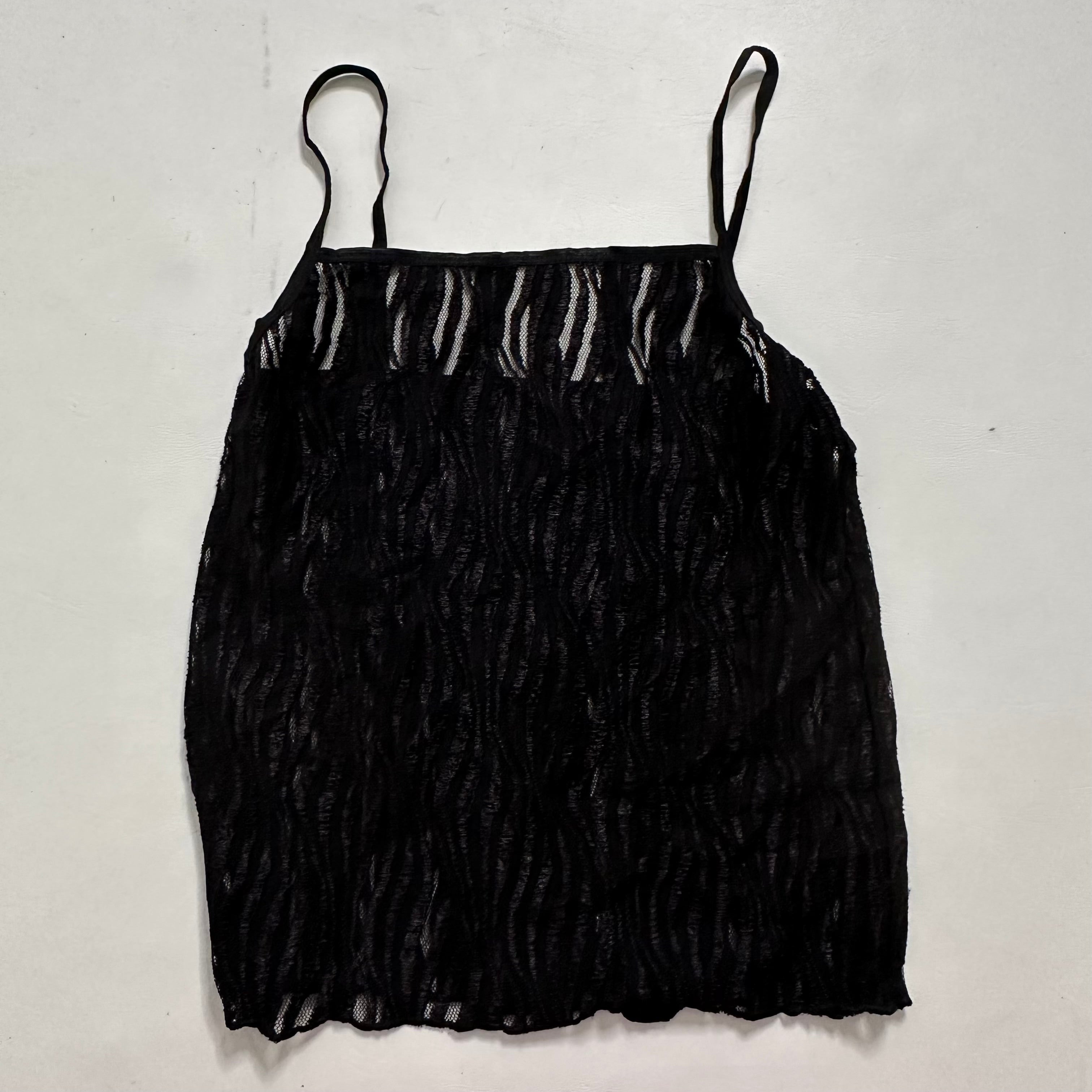 Black lace cami