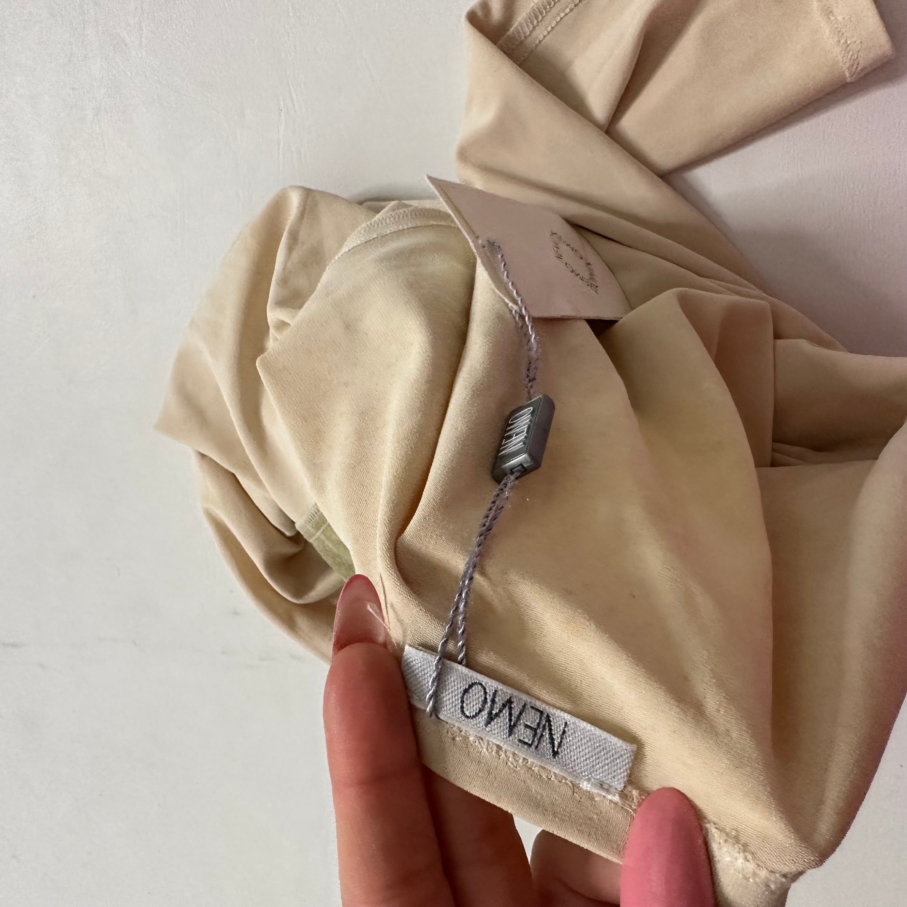 Made In Italy beige khaki top