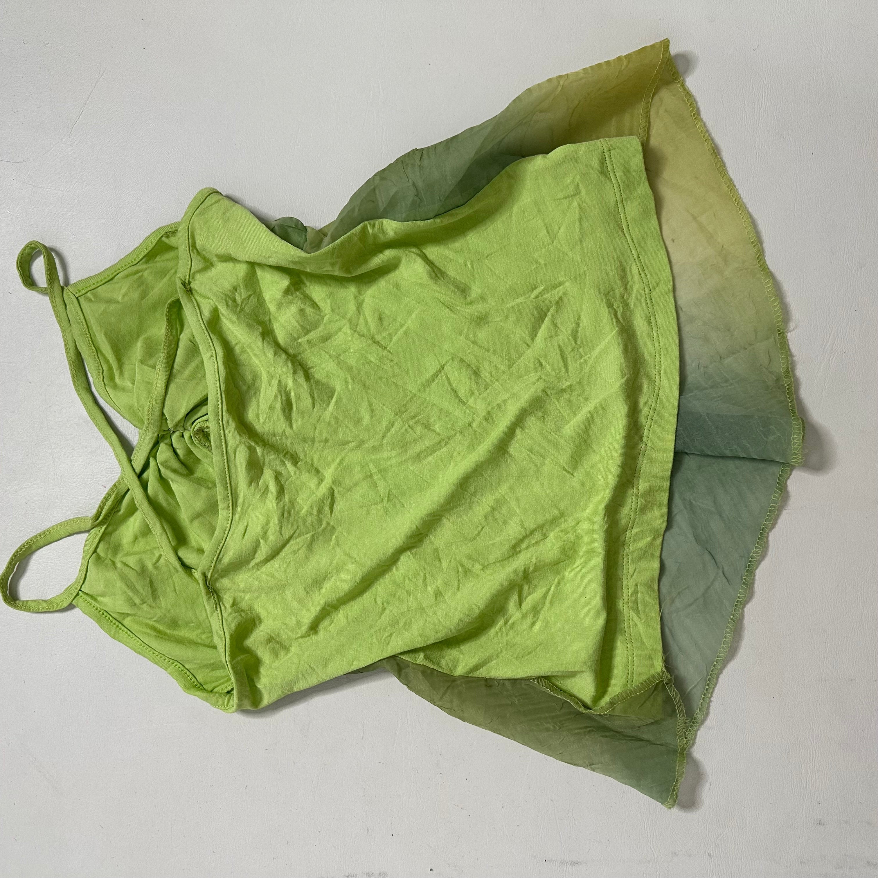 Green mesh fairy cami