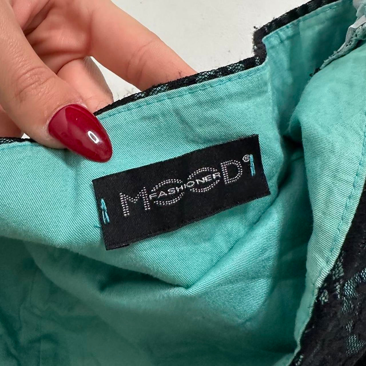 Italian vintage lace blue bandeau