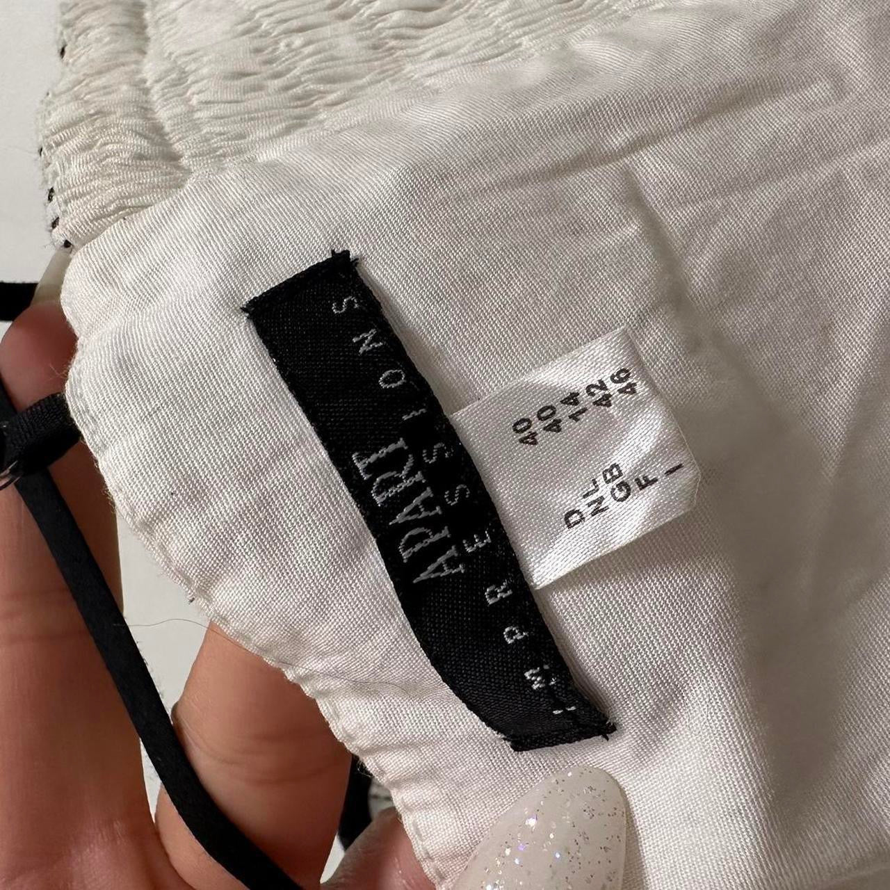 Pinstripe lace up cami