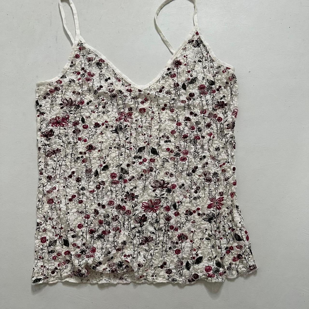 White lace cami