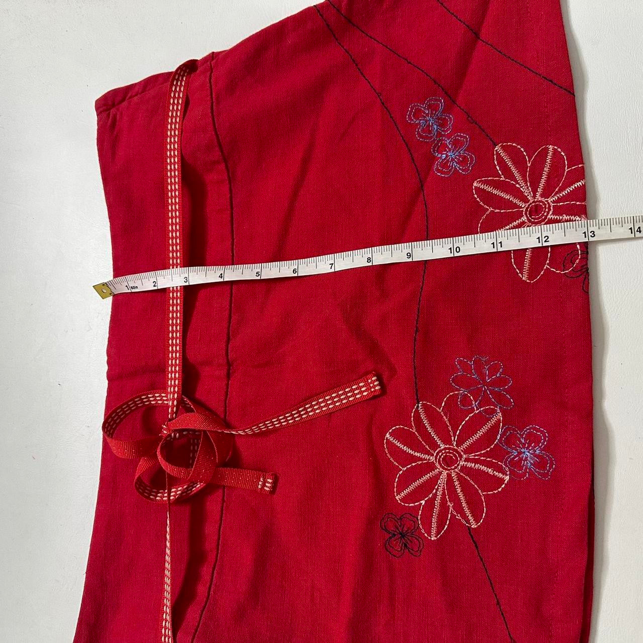 Old label Next red mini skirt