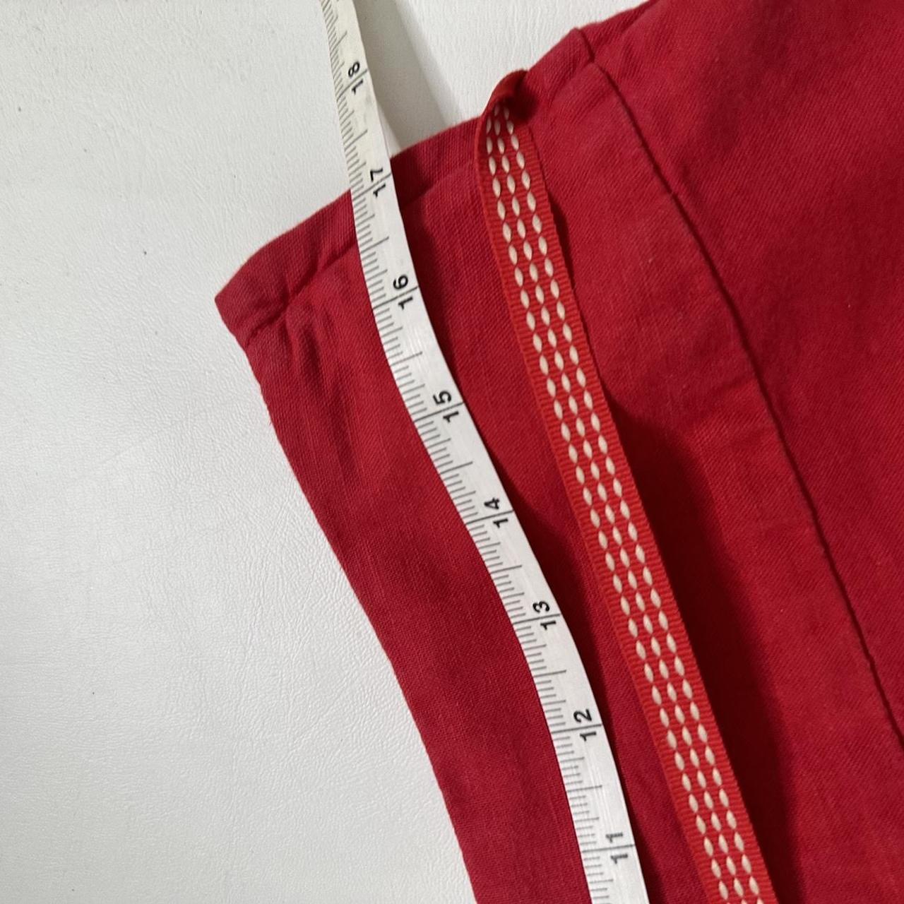 Old label Next red mini skirt