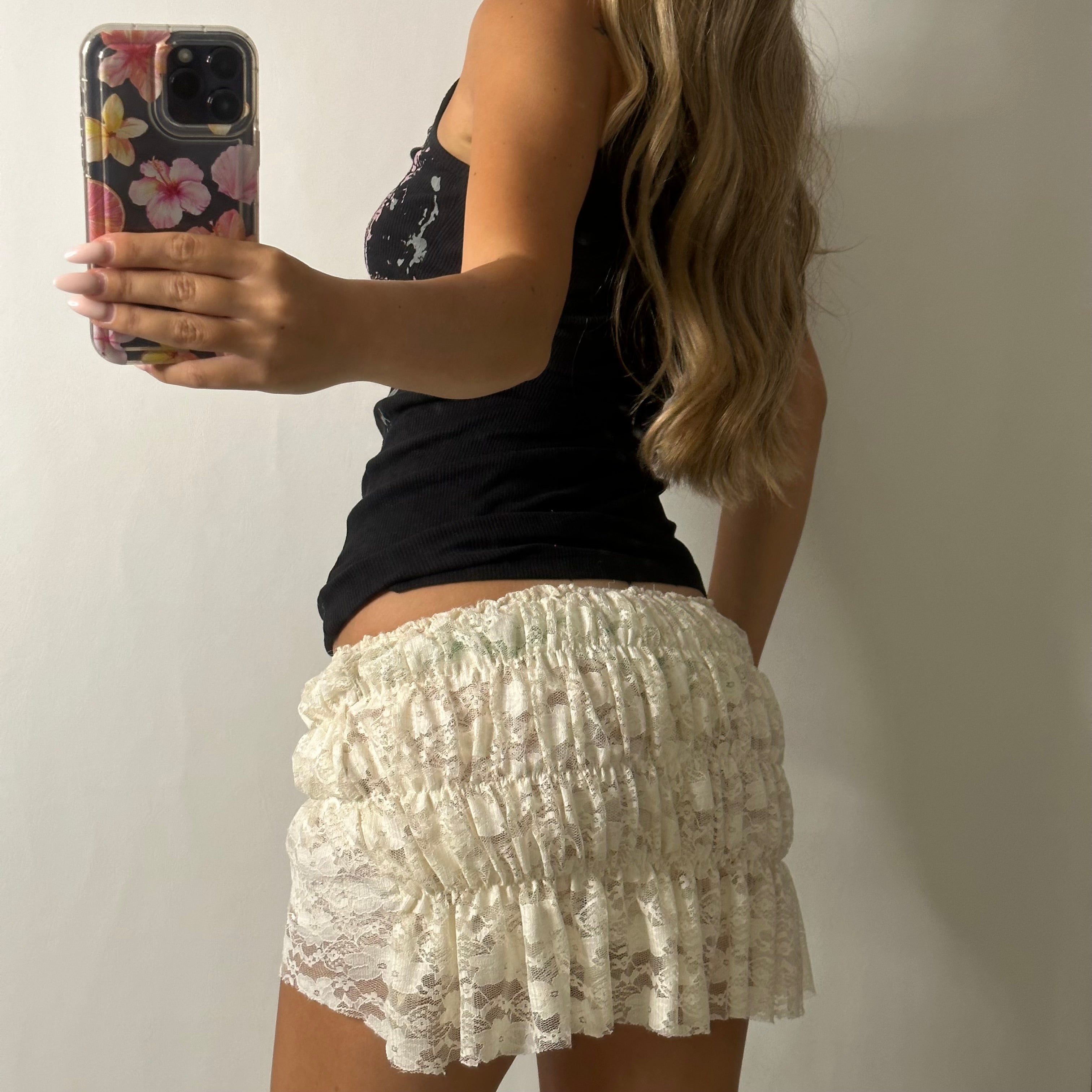 Rhinestone tattoo print vest